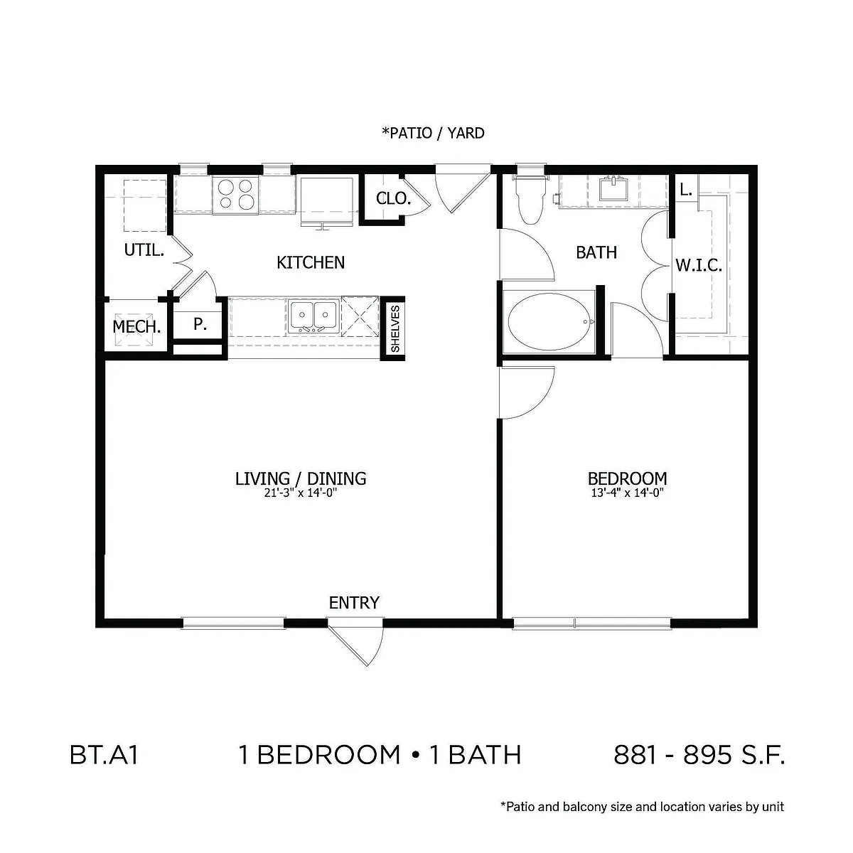 Floor plan BLTA1