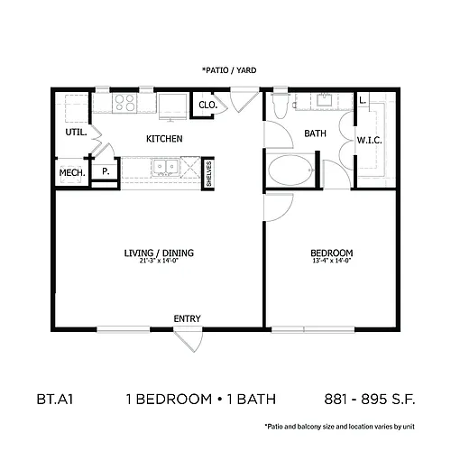 Floor plan BLTA1