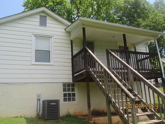 Back porch and steps