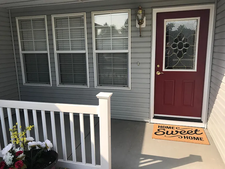 Front porch says "You're Home!"