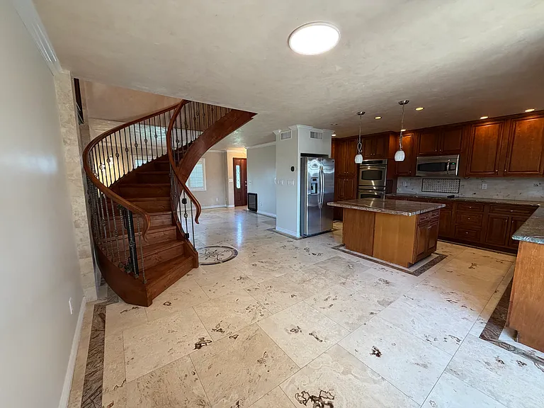 Lower level view.