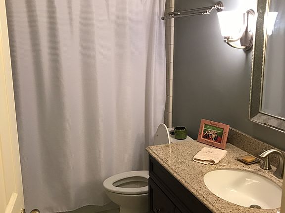 Recently renovated bathroom.