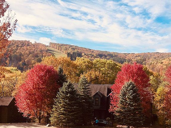 Deck view - Fall colors