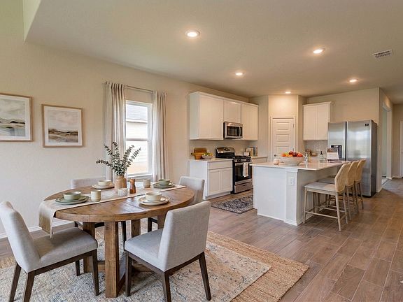 Dining area - staged