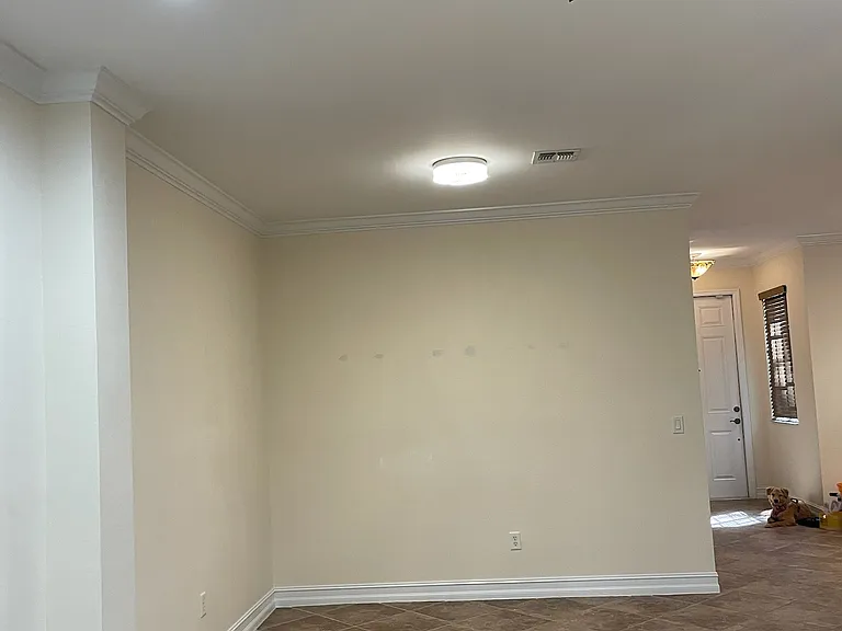 Dining room updated electrical fixtures