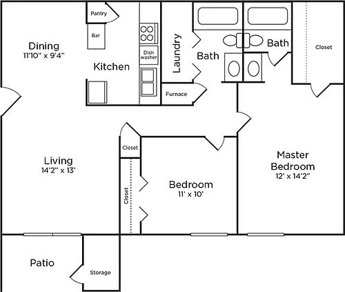 Floor plan B1