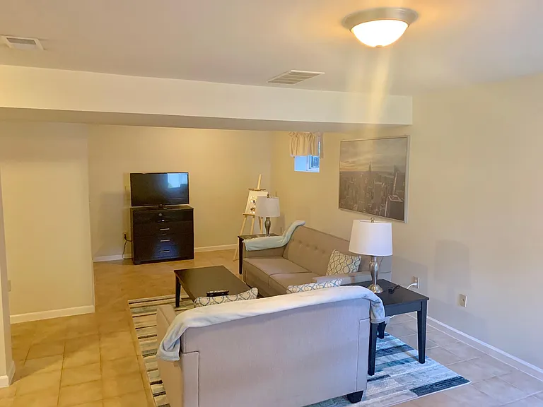 Downstairs family room