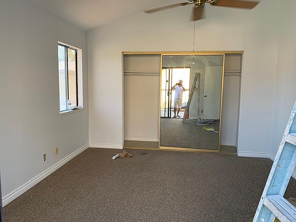 master bedroom with closet