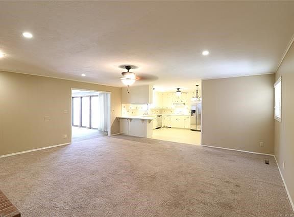 Formal Living Room and Formal Dining area from Entry Hall