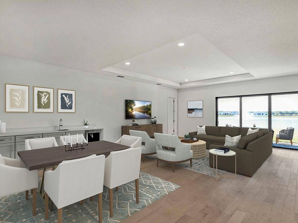Spacious open-concept great room is perfect for entertaining