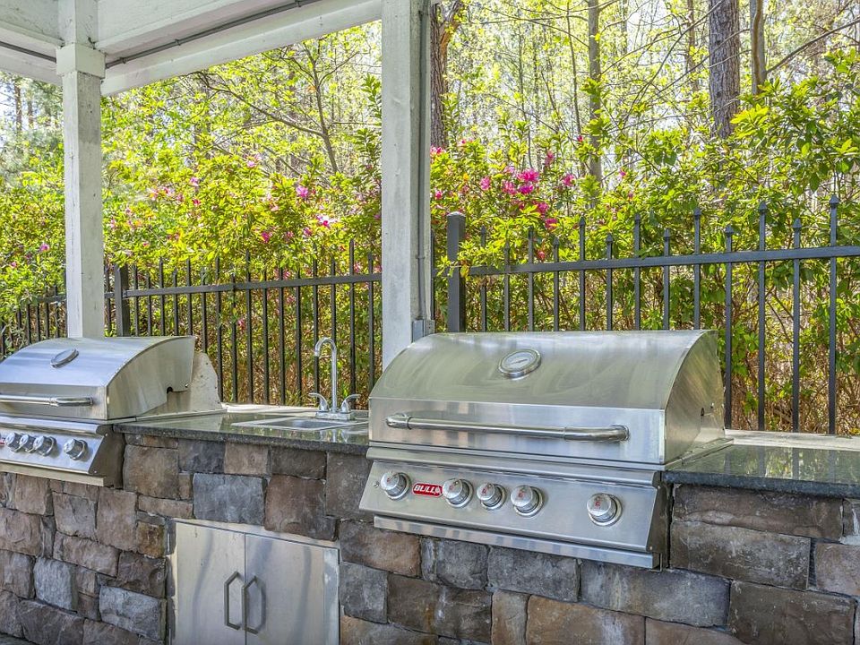 Community grilling area