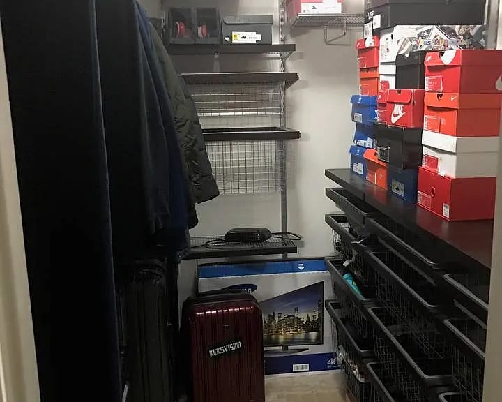 Master bedroom closet