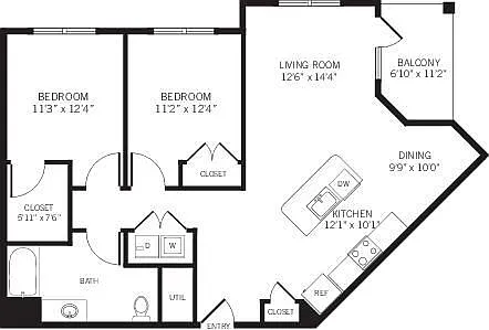 Floor plan B3