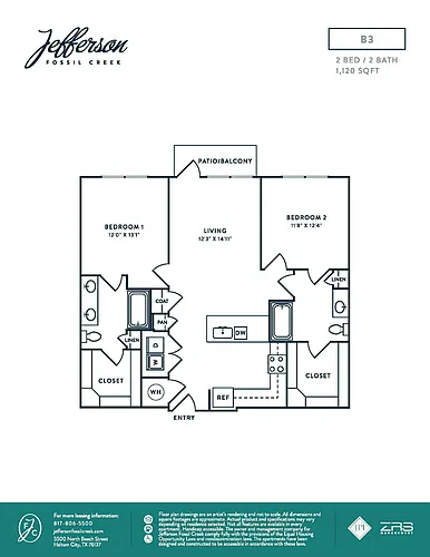 Floor plan B3- Attainable