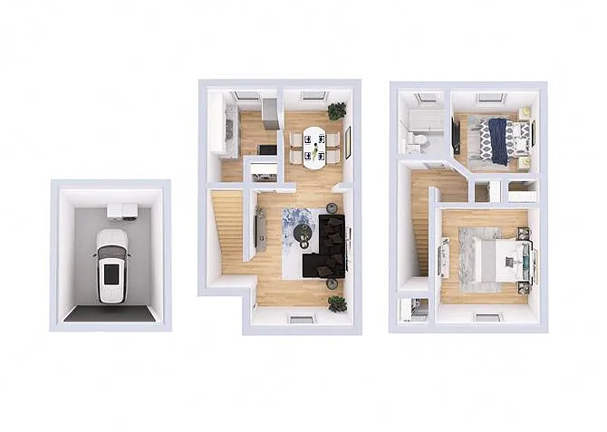 Floor plan San Rae Townhome