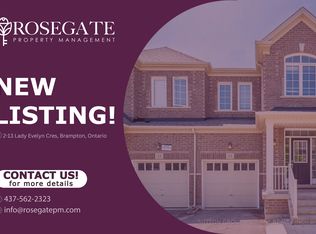 13 Lady Evelyn Cres #2, Brampton, ON L6Y 6C7