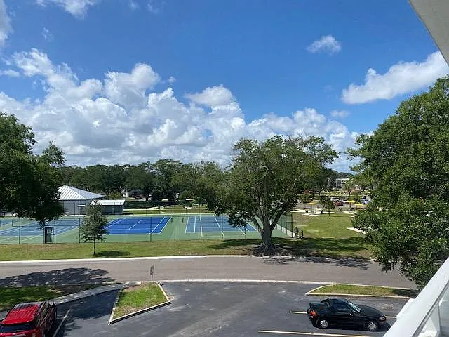 View out front of condo