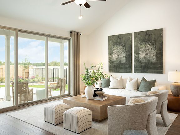 Gathering Room with Sliding Glass Doors