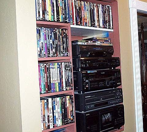 built in stereo cabinet 