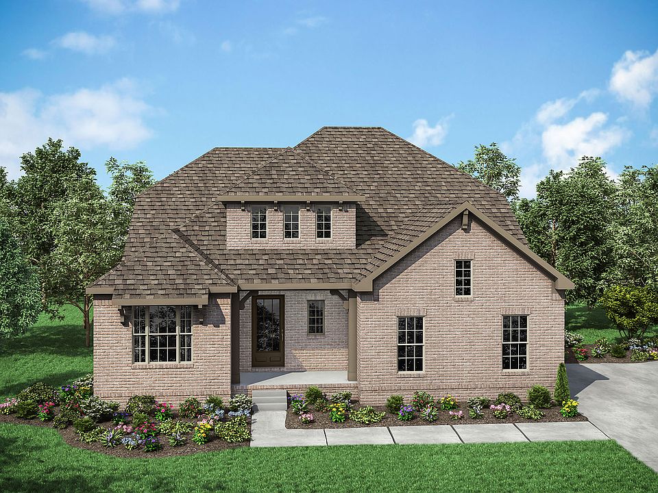 The Colton B shown with side-entry garage