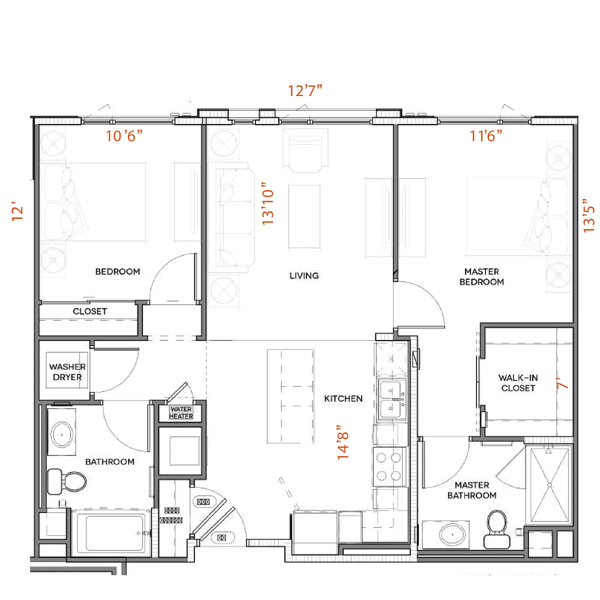 Floor plan B1