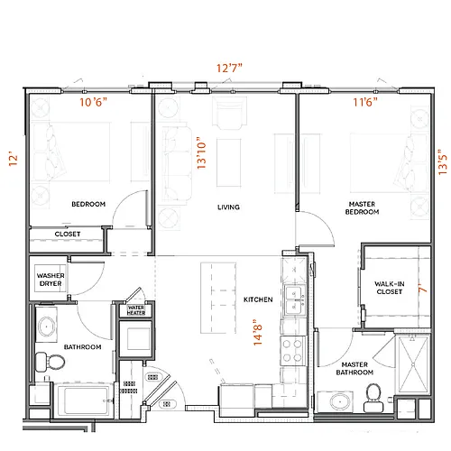 Floor plan B1