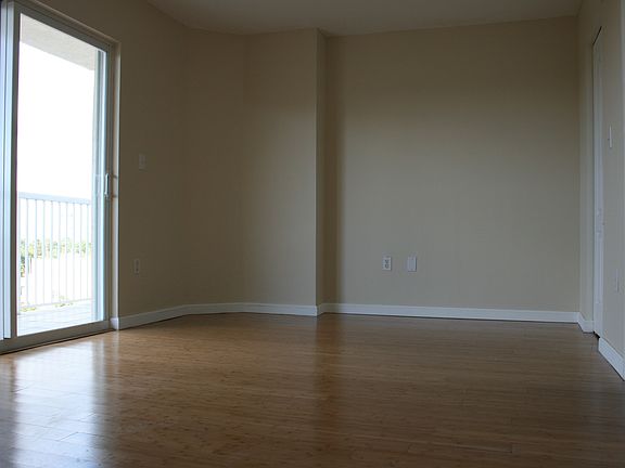 Master bedroom with bamboo floors. Full bathroom and walk in