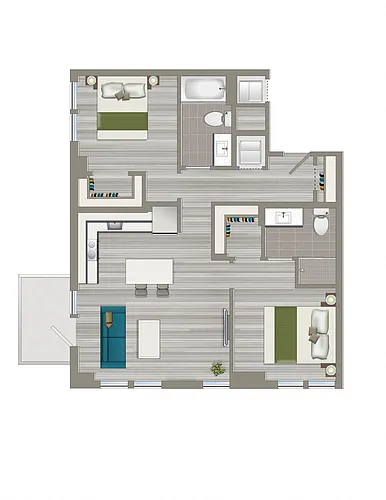 Floor plan 2-A