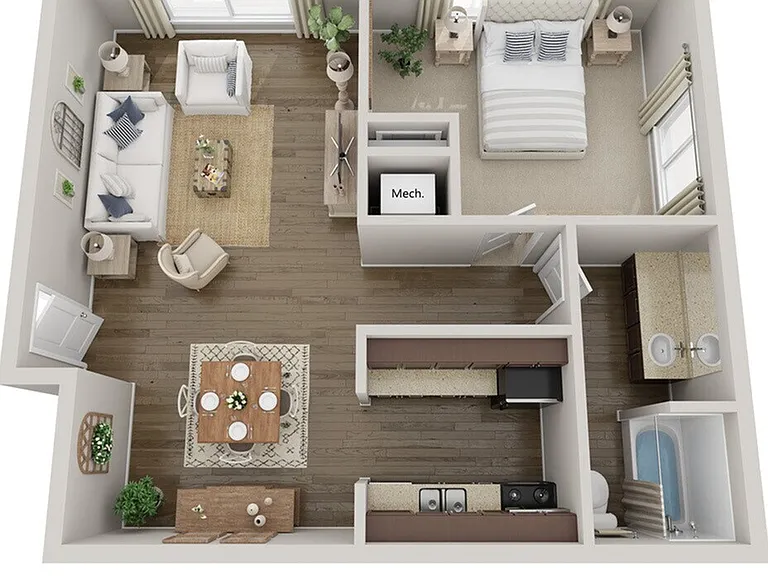 1 bedroom 1 bedroom