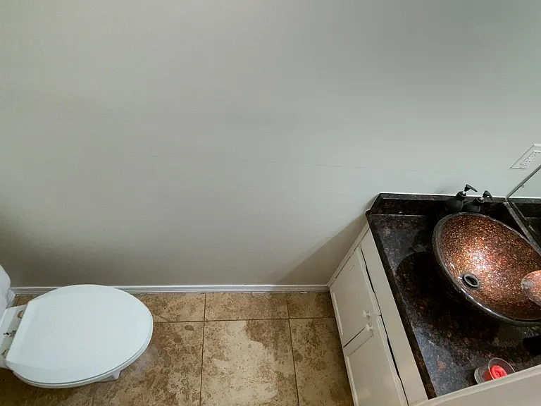 Downstairs half bath