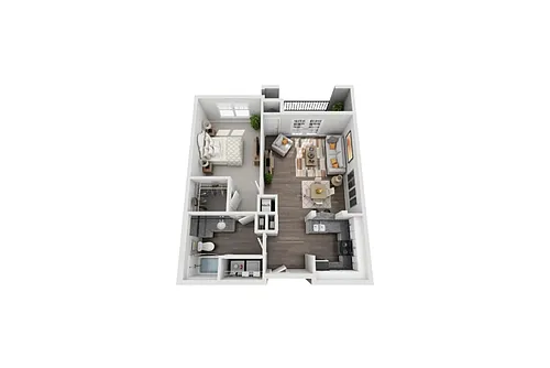 Floor plan 1DR