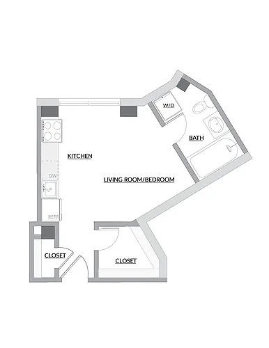 Floor plan Studio A