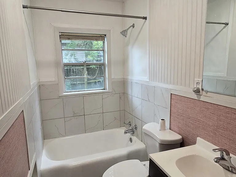 bathroom (newly installed shower)