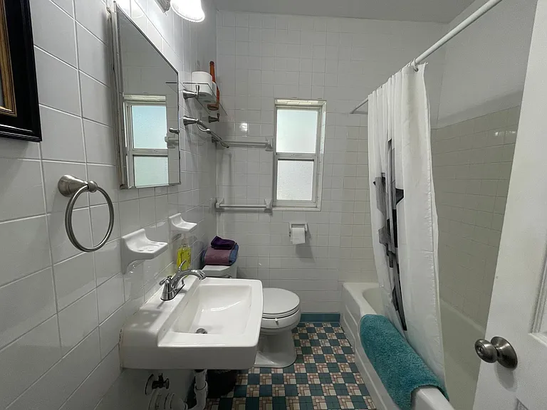 Bathroom includes full tub and shower