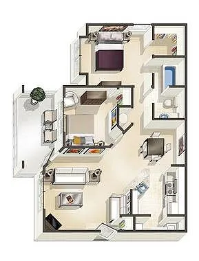 Floor plan 2A-R