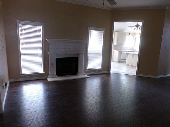 LIVING AREA AND FIREPLACE