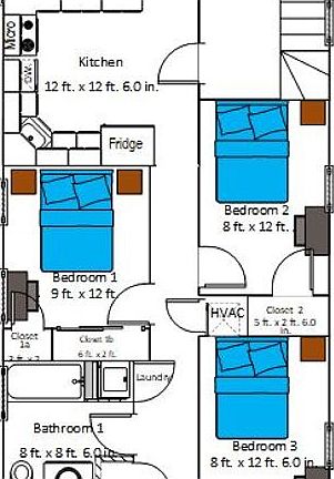 3rd image of 1542 N Oakley Blvd #2