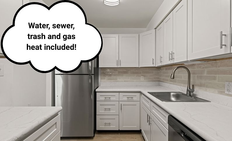 Prestige Kitchen Style (shown here in a 2-bedroom floor plan)