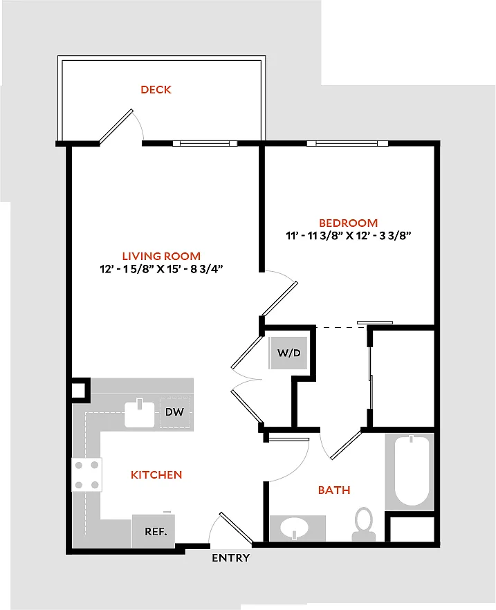 Floor plan Plan 1G