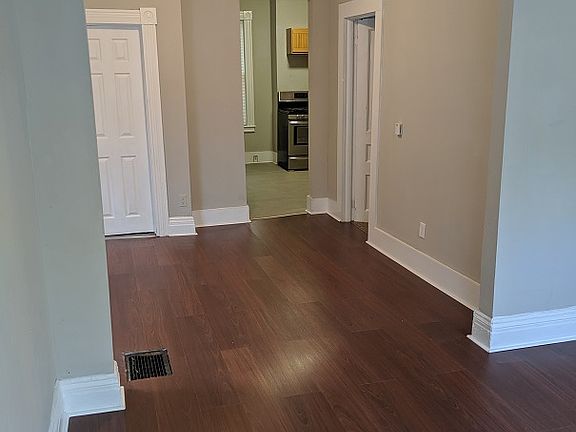 Living room and dining area