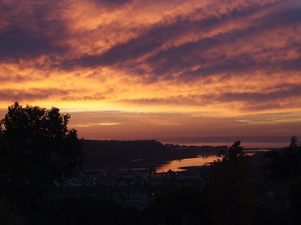 NIce sunsets over the lagoon.