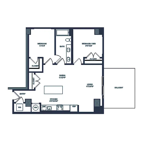 Floor plan B1