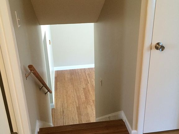 Oak hardwood steps from second floor to first floor