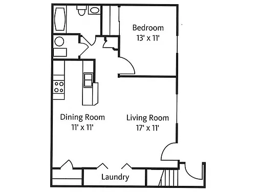 Floor plan Golden Oak