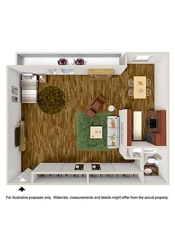 Floor plan Studio