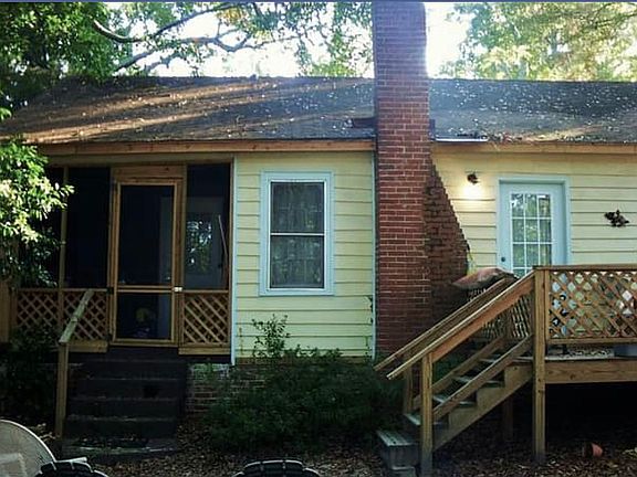 Deck and small porch