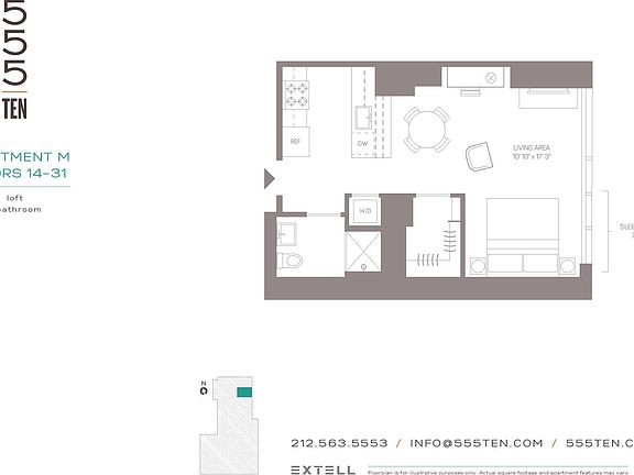 2nd image of 555 10th Ave APT 30M
