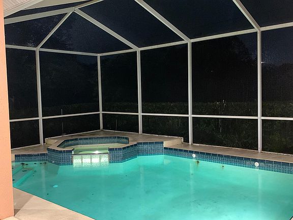 Caged pool and hot tub