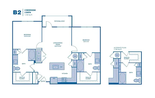 Floor plan B2