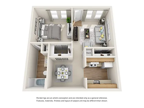 Floor plan 1B